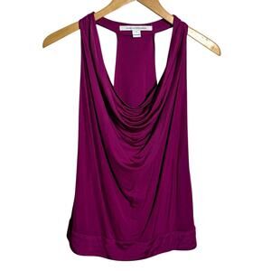 Diane Von Fursenberg Y2K Going Out Top Women S Fuchsia Purple Club Bratz 80s